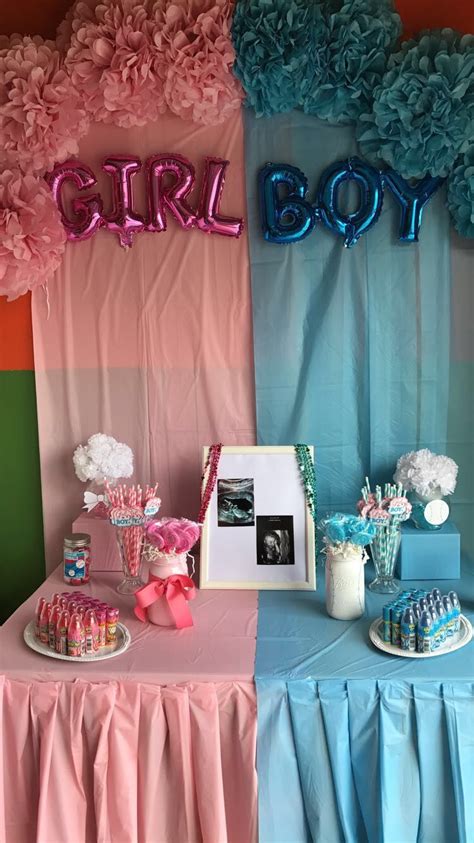 Gender Reveal Party Games, Gender Reveal Themes, Gender Party, Gender Reveal Party Decorations ...