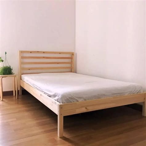 IKEA TARVA Super Single Bed Frame, Furniture, Beds & Mattresses on ...