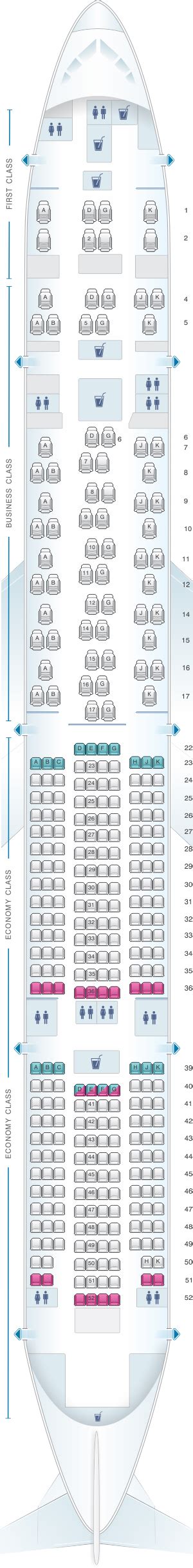 Seat Map SWISS Boeing B777 300ER | SeatMaestro