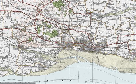 Historic Ordnance Survey Map of Leigh-on-Sea, 1921