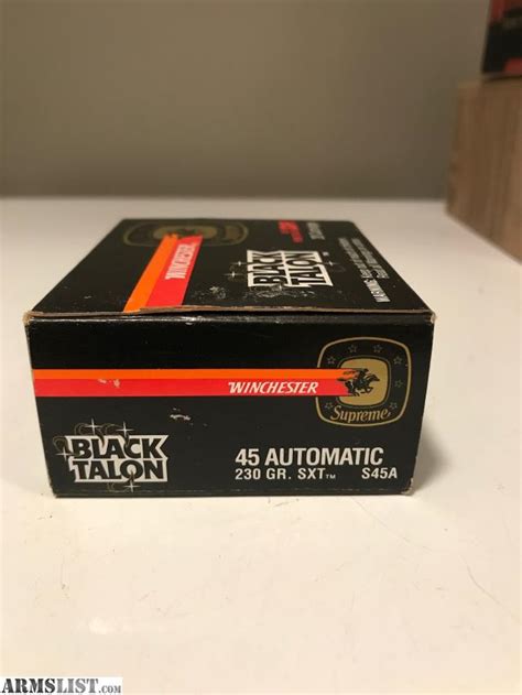 ARMSLIST - For Sale: Black Talon Ammo