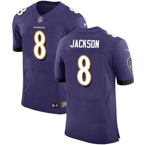 Nike Ravens #8 Lamar Jackson Purple Team Color Men's Stitched NFL Vapor ...