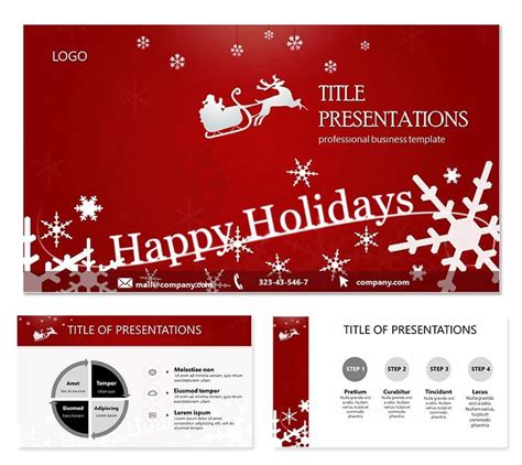 Happy Holidays PowerPoint Template | ImagineLayout.com