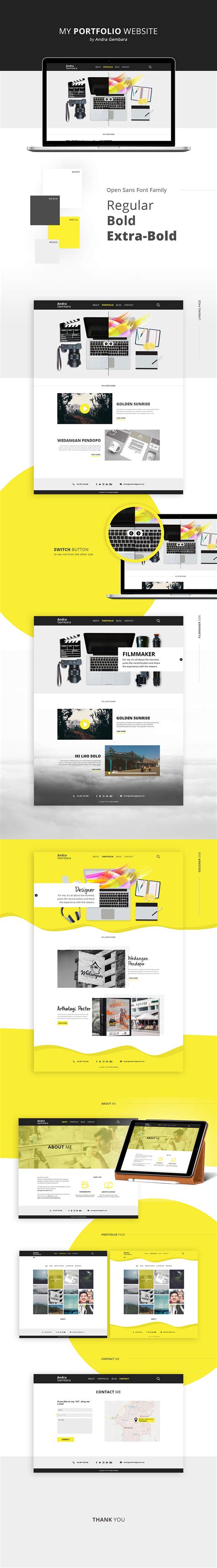 Portfolio Website Designer/Filmmaker on Behance