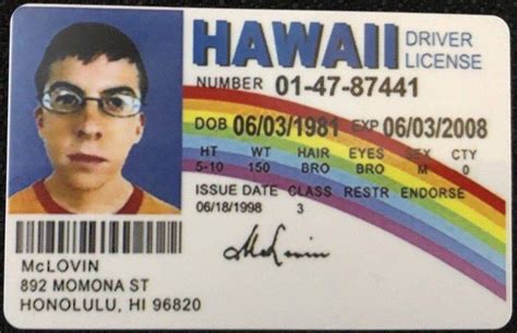 Buy Signs 4 Fun NMLID McLovin Id License's Driver's License Online in India. B0845SBY79