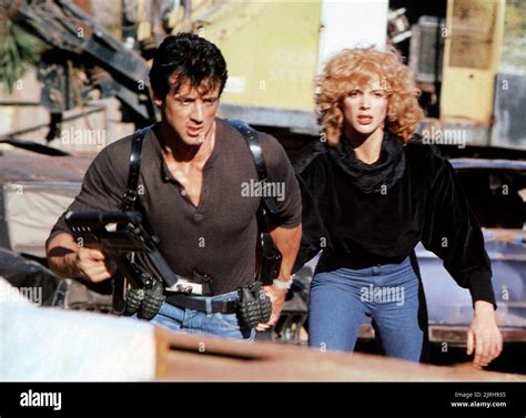 SYLVESTER STALLONE, BRIGITTE NIELSEN, COBRA, 1986 Stock Photo - Alamy