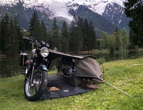 This motorcycle camping system will get you off the beaten path