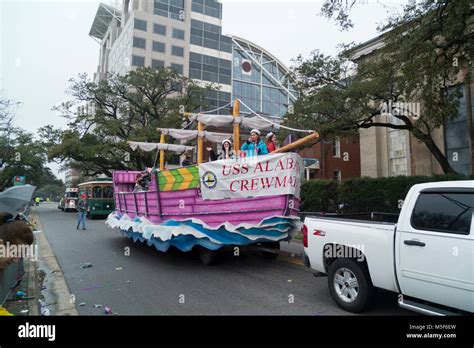 Mardi Gras parade in Mobile, Alabama Stock Photo - Alamy