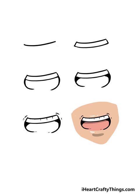 How To Draw A Anime Mouth