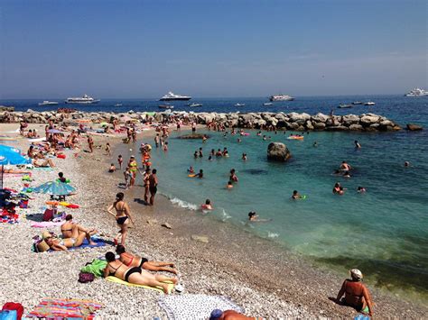 Love Letter: J.K. Place Capri | The Public Beach Below