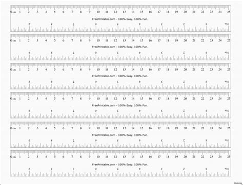 Millimeters Ruler Printable