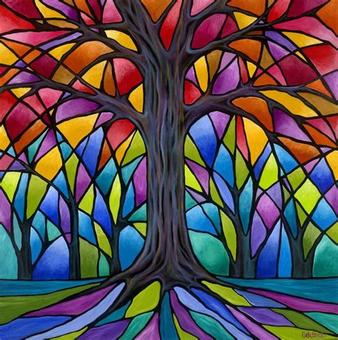 Tree of Life Painting by Carla Bank | Saatchi Art