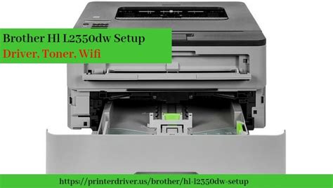 Brother Hl L2350dw Setup - Driver, Toner, Wifi | Setup, Brother printers, Printer