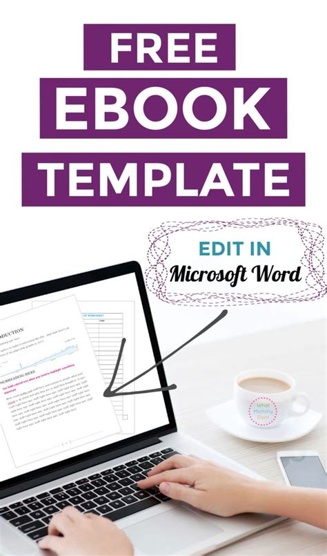 Free Editable Microsoft Word Ebook Template | Ebook writing, Ebook ...