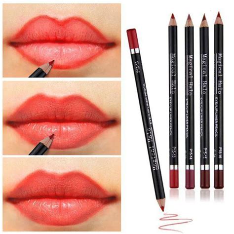 magical halo 12 Colors Lip Liner Waterproof Natural Long Lasting Makeup ...