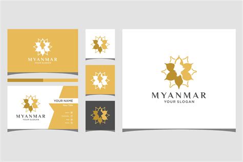 Myanmar Logo Design Graphic by 29Graphic · Creative Fabrica