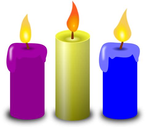 Colored Candles Vector Clipart image - Free stock photo - Public Domain ...