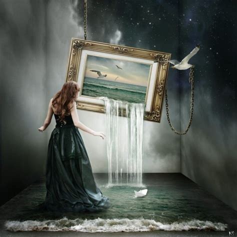 Breaking Free of the Frame | Surreal artwork, Surreal art, Dark artwork