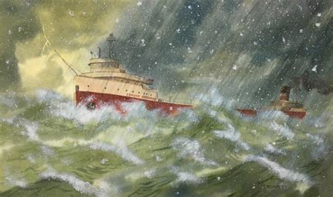 gallery-originals-robert-heard-05-edmund-fitzgerald-storm | Select Art Galleries