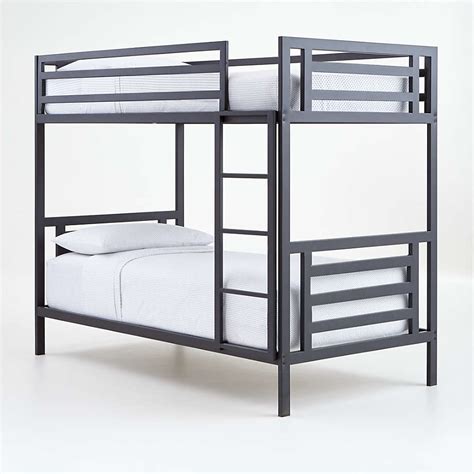 River Metal Bunk Bed + Reviews | Crate and Barrel Canada