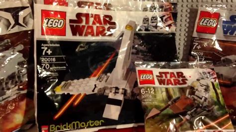 LEGO STAR WARS POLY BAG COLLECTION - YouTube