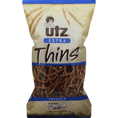 Utz Extra Thins Pretzels | Pretzels | Martin's Super Markets