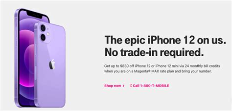 T-Mobile offers free iPhone 12 to switchers (no trade-in necessary ...