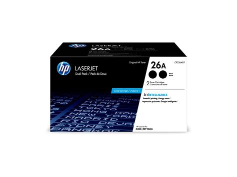 HP 26A Black Dual Laserjet Toner Cartridge