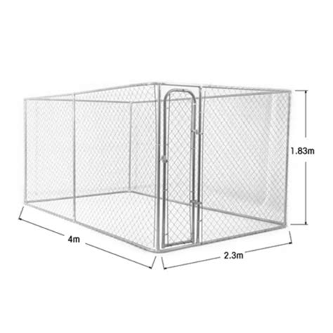 Large outdoor hot dipped galvanized chain link dog kennel - YESON