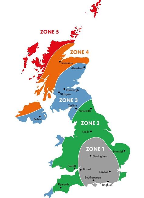 UK Wind Zones Map for Membranes | Klober