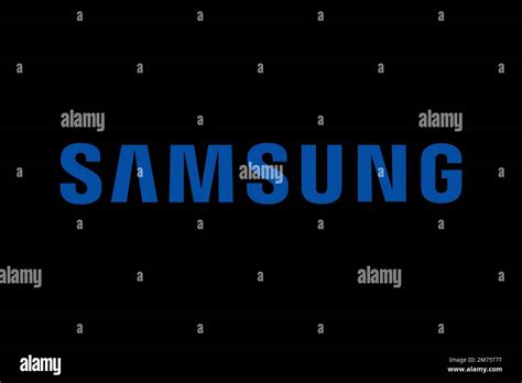 Samsung, Logo, Black background Stock Photo - Alamy