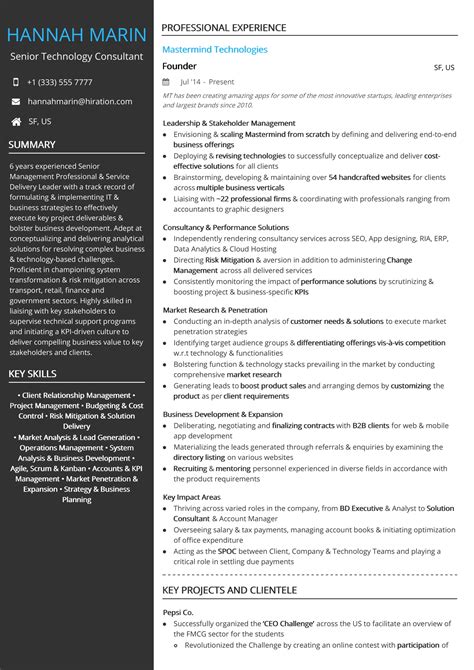 Consulting Resume Template / Consulting Resume What Recruiters Really Want 2020 Template ...