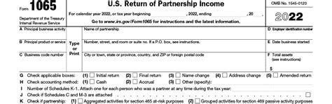 Form 1065 Instructions: U.S. Return of Partnership Income