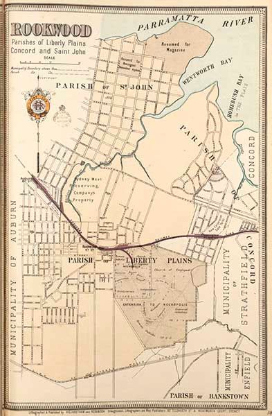 Rookwood Suburban Map - The Library Shop