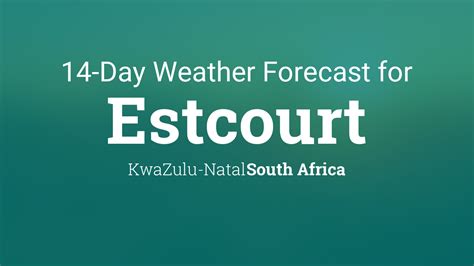 Estcourt, South Africa 14 day weather forecast