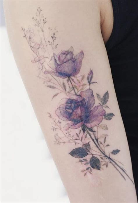 20+ Birth Flowers For June Tattoo Design Ideas For Females – EntertainmentMesh