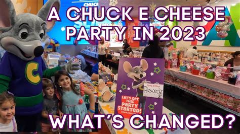 A CHUCK E CHEESE BIRTHDAY PARTY IN 2023...WHAT IS IT LIKE? WHAT HAS CHANGED?