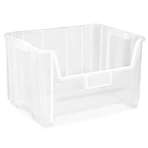 Uline Clear Storage Bins | Dandk Organizer