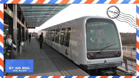 Copenhagen Metro Train at DR Byen Metro Train Station in Copenhagen ...