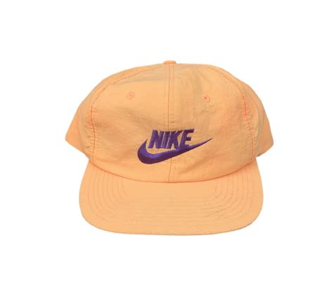 Vintage Nike Orange/ Purple Snapback Hat — Roots