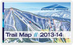 Dodge Ridge Ski Area | Ski area, Trail maps, Skiing