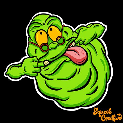 Hey Slimer! Real Ghostbusters Cartoon Fan Art on Behance