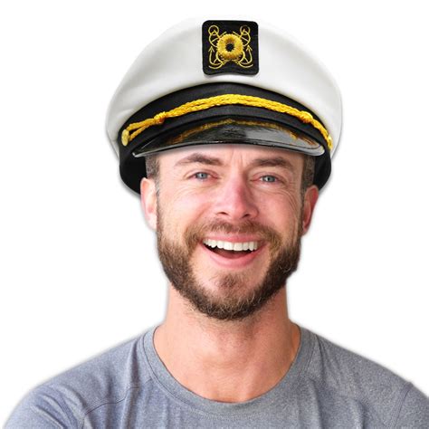 White Yacht Caps - Unimprintable - Hats