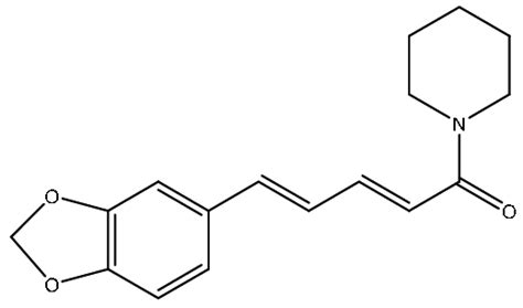 Structure of piperine. | Download Scientific Diagram