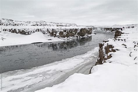 «Selfoss Waterfall In Winter» del colaborador de Stocksy «Melanie Kintz ...