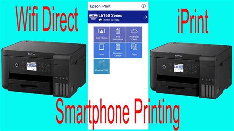 EPSON EcoTank L6160 iPrint WIFI DIRECT PART 4 - YouTube