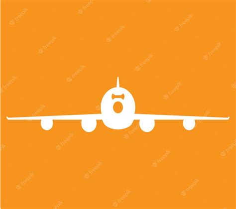 Premium Vector | Airplane flying vector illustration