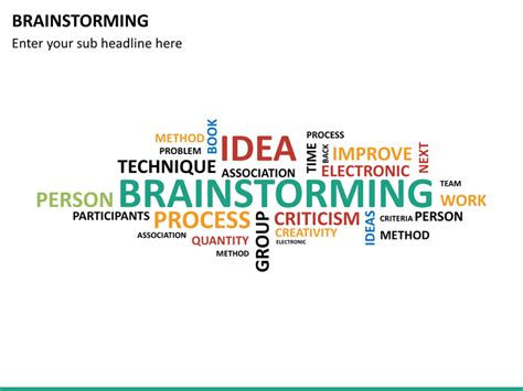 Brainstorming PowerPoint Template | SketchBubble