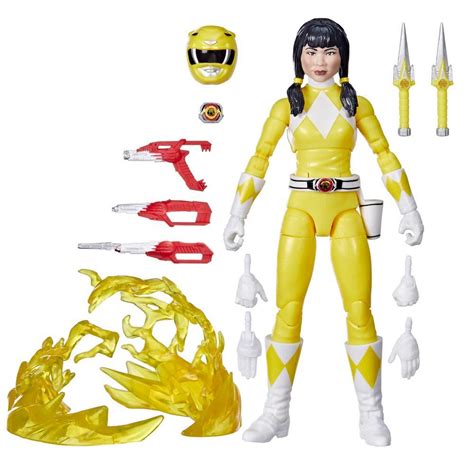 Power Rangers Lightning Collection Remastered Mighty Morphin Yellow Ranger 6-Inch Action Figure ...