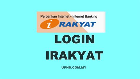 iRakyat Login Online: Perbankan Internet Bank Rakyat (Register & New)